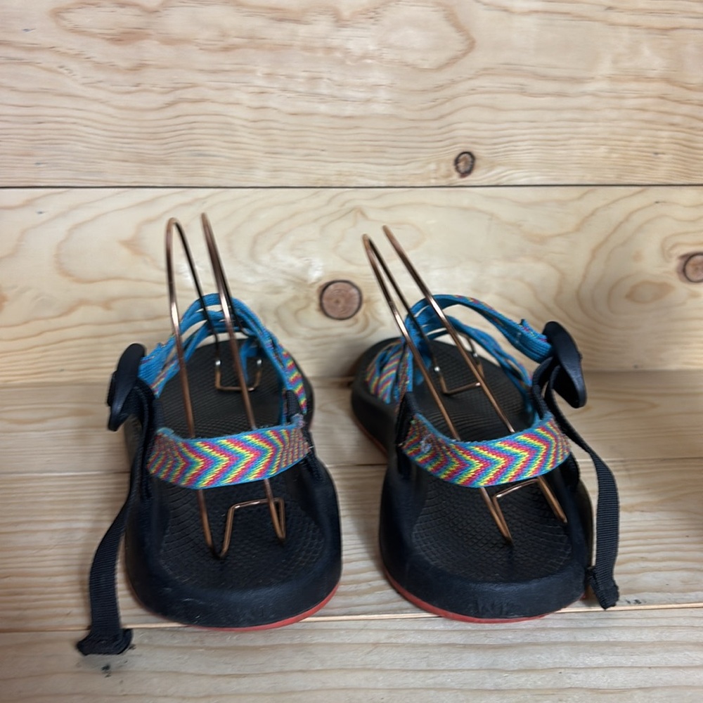 Chaco rainbow Colorful Strappy Sandals size‎ 12 - Picture 8 of 11